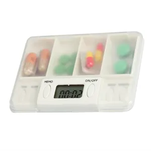 GREENWON Container Case Pill Box Splitters Tablet Pill Medicine Box Holder Storage Organizer
