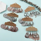 Модные золотистые богемные Смешанные Серьги-подвески, винтажные этнические серьги с кисточками, женские серьги 2020, новые ювелирные изделия