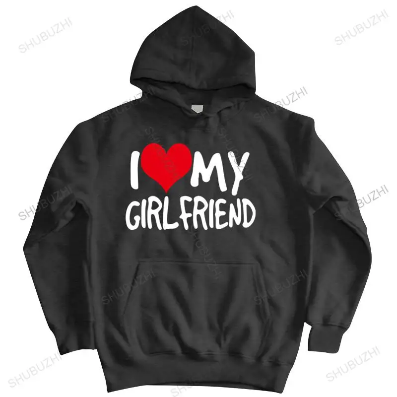 Брендовая мужская Осенняя толстовка с надписью I Love My Girl Мужская модный подарок