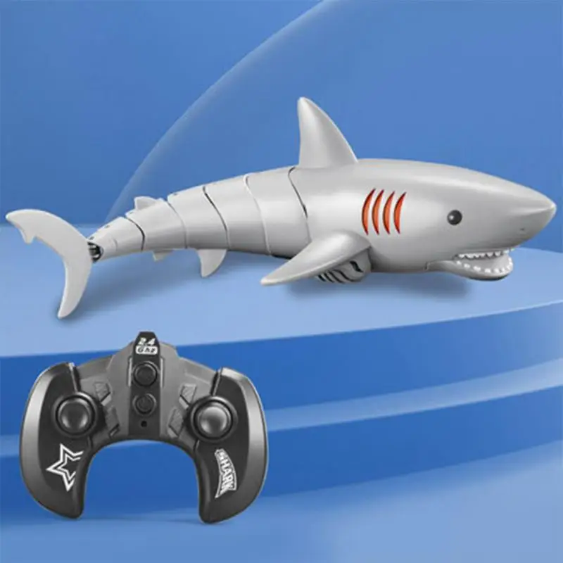 

Waterproof Remote Control Mini Shark Electric Toy RC Boat Swinging Shark Toy New For Children's Day And Christmas Gifts