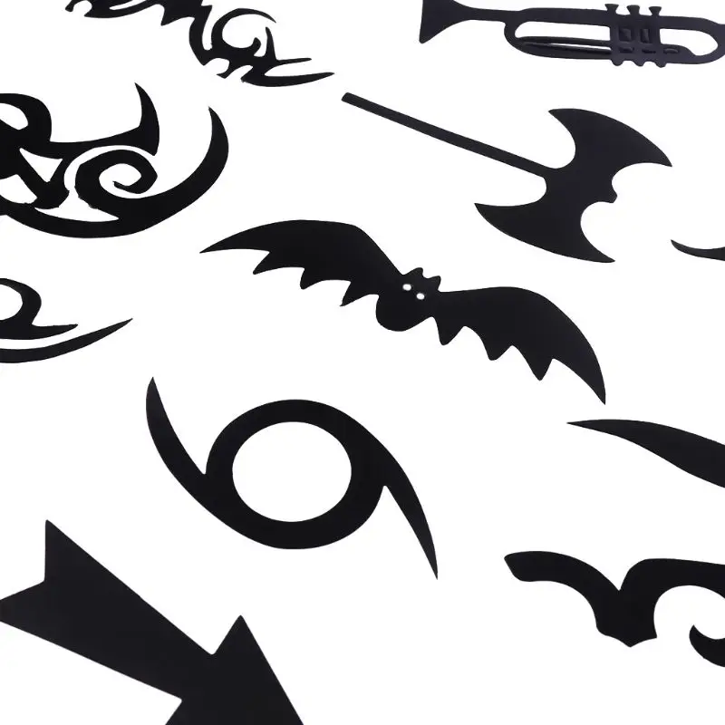 Тату-шаблон для укладки волос трафареты и триммер салонная Парикмахерская DIY