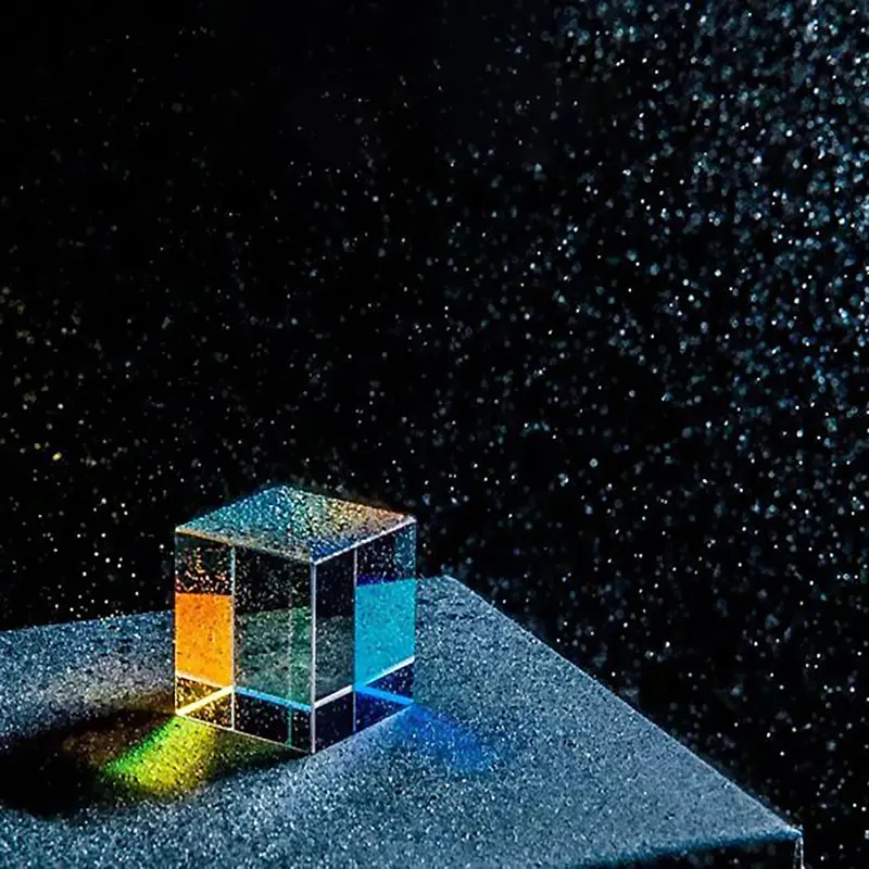 Шестигранный яркий светильник призмы комбинированный кубическая призма
