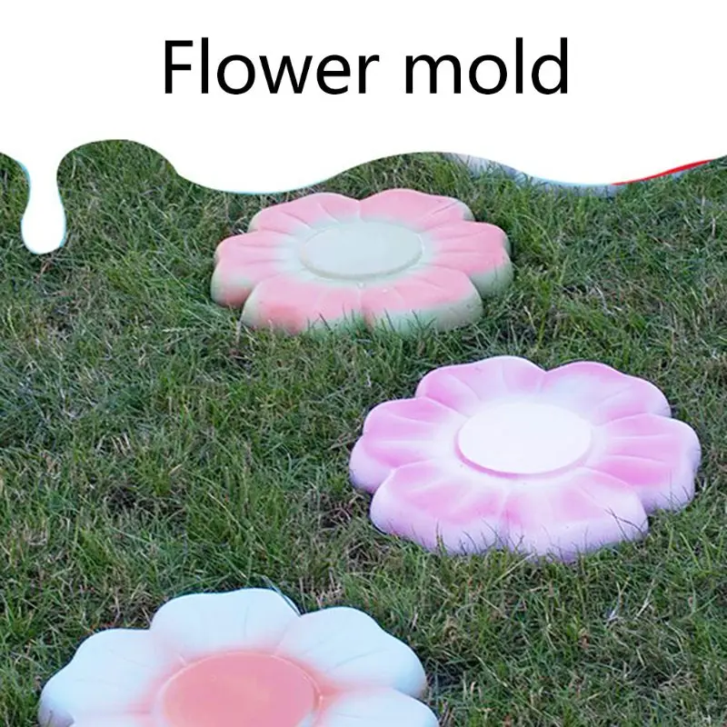 Дорожник DIY бетонная форма шаг камень цемент тротуарная Ландшафтная плитка