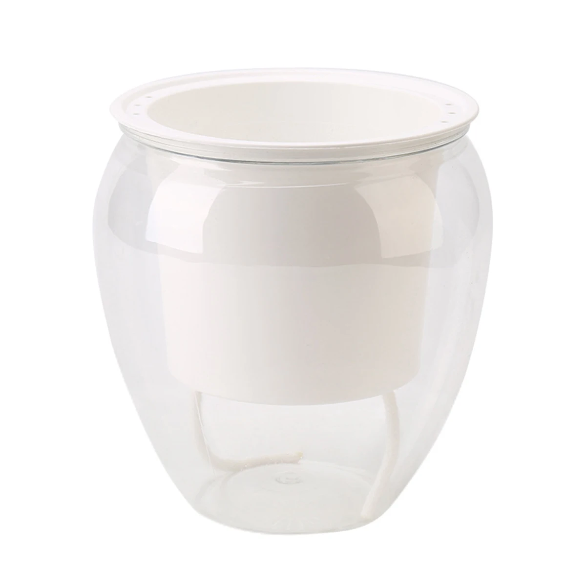 2020 автоматический поливочный цветочный горшок прозрачный пластиковый для