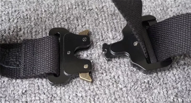 

ALYX Belt Rollercoaster Metal button canvas Fashion street wear safety ALYX belt