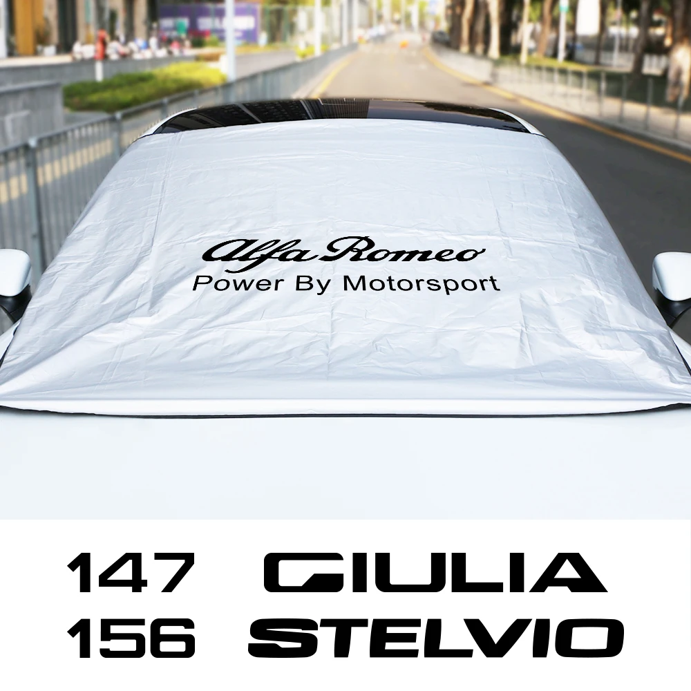 

Car Windshield Sunshade Cover Sun Shade Protector For Alfa Romeo Giulia 147 156 159 Mito Stelvio Sportiva Giulietta Accessories