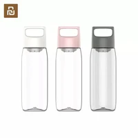youpin fun home portable 550ml cup camping bottle food grade pp silicone tritan cup