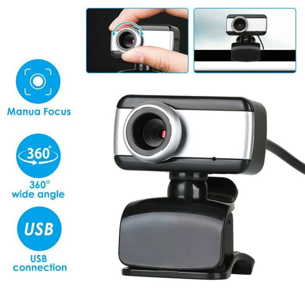 

Micro Camera Rotatable USB2.0 Microphone Interface High-Definition Webcam Is Suitable For PC Laptop Computer Desktop