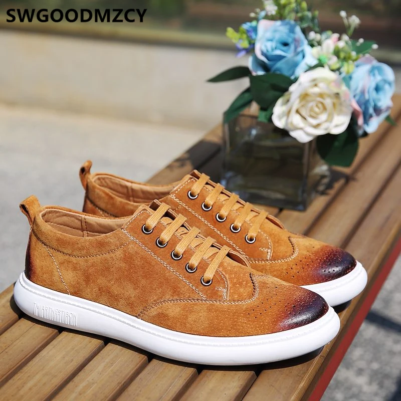

Mens Casual Shoes Hot Sale Brogues Mens Running Shoes Suede Shoes Men Sneakers Chaussure Homme Sport Sapato Social Masculino
