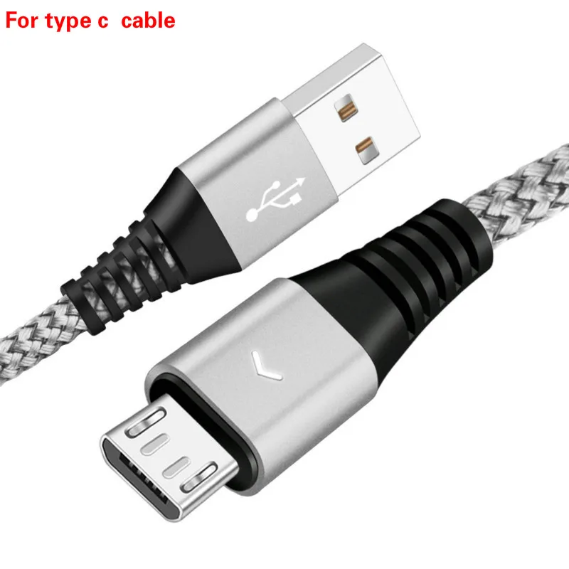 For type c cable Usb-кабель 8Pin Micro USB type C зарядный кабель для iPhone X samsung S9 зарядный кабель Micro зарядный usb-шнур зарядный провод - Цвет: For type c cable