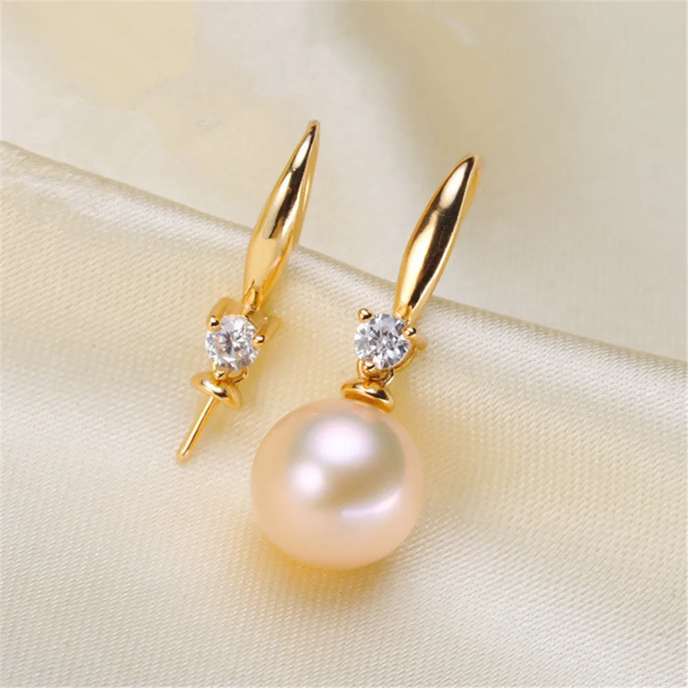 Перламутровые серьги модные настройки сережек фурнитура для ювелирных изделий