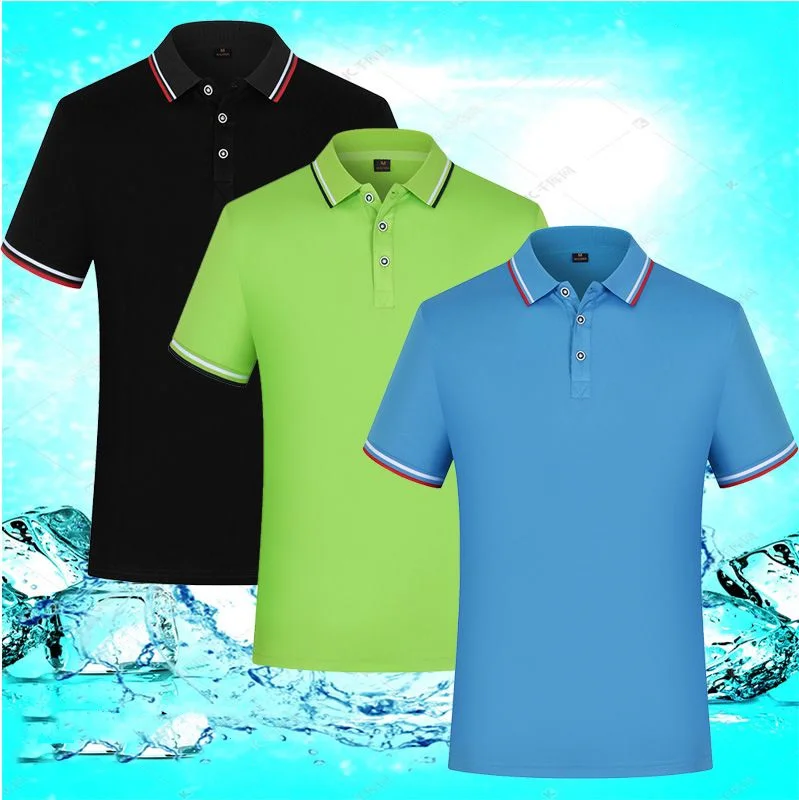 

2021 New Summer Casual Polo Shirt Men's Short Sleeve Lapel Slim Polo Shirt Casual Business Polo Shirt Men's Large Size