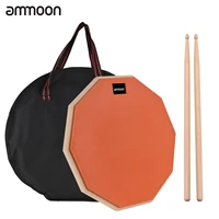 12 inch drum practice pad mute drum pad with drum stick carrying bag for students beginners percussion accessaries