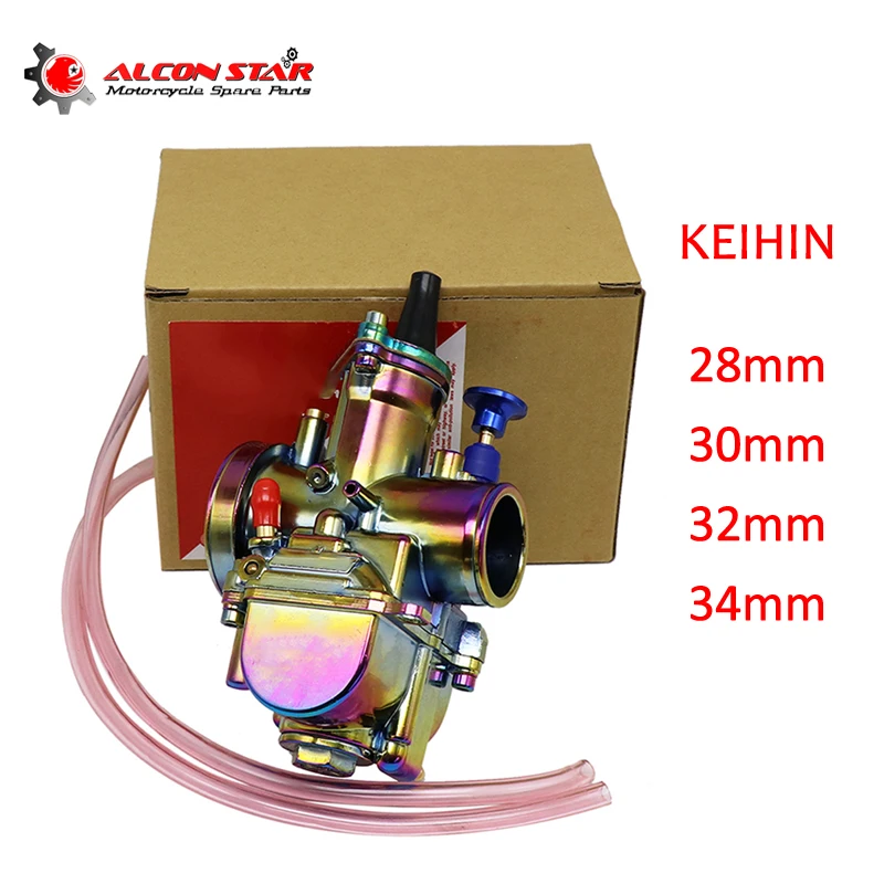 Карбюратор для мотоцикла Keihin PWK цветной карбюратор Honda Kawasaki KTM Racing 30 32 34