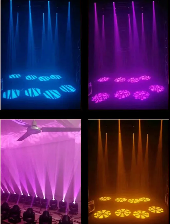 DMX512 мини точечный 10 Вт Светодиодный светильник с подвижной головкой пластиной