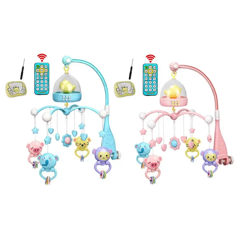 

Baby Musical Crib Rattle Cot Mobile Stars Dreams Light Flash Nursery Lullaby Toy