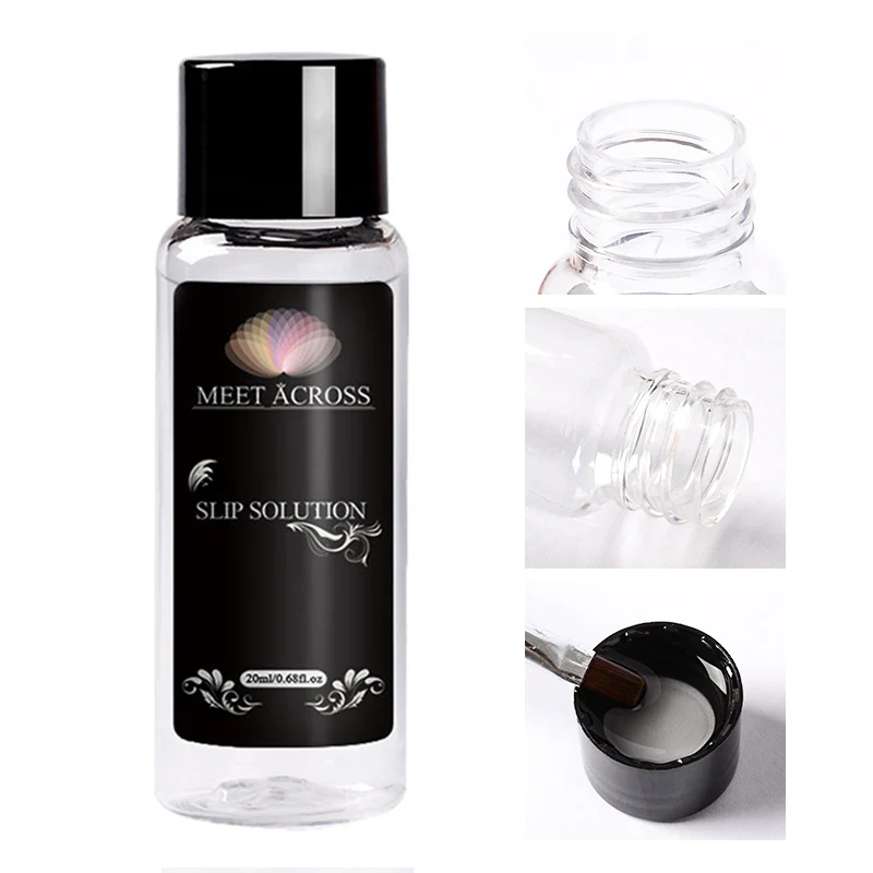 MEET ACROSS 20 мл полигель для наращивания ногтей впитывающий раствор выскальзывания