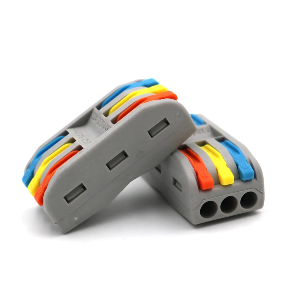 PT-3-3 20 шт./кор. компактный разъем проводки 3pin Мини Быстрый провода Универсальный