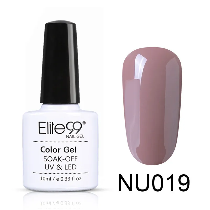 NU019 Elite99 Гель-лак для ногтей, 10 мл, гель телесного цвета, базовый гель, гибридный гвоздь, блестящий Гель-лак для лаки для ногтей - Цвет: NU019
