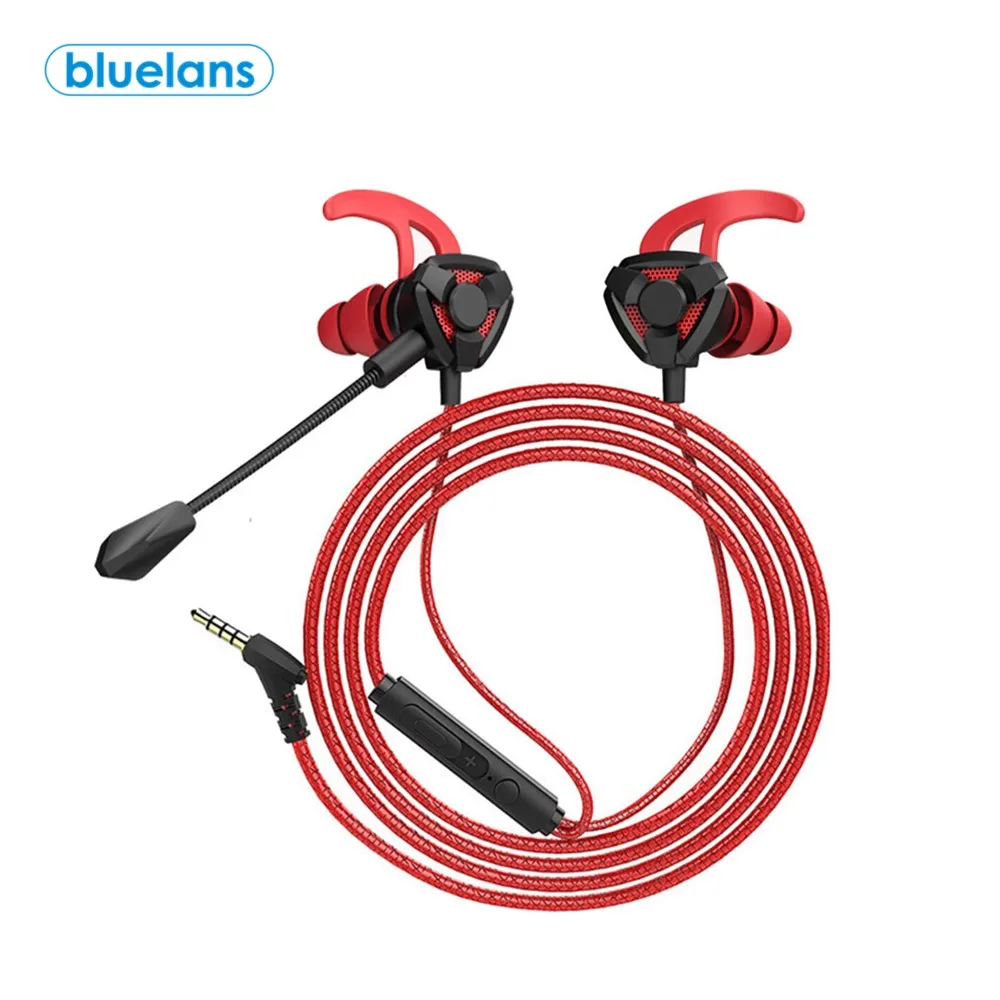 Наушники-вкладыши проводные с динамическим шумоподавлением игровая гарнитура