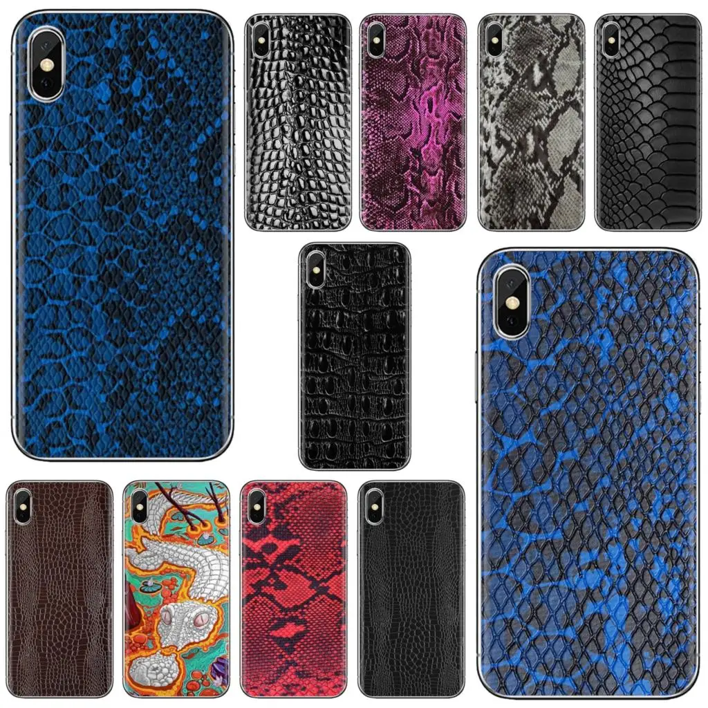 

Bling Crocodile Alligator skin Pattern Soft Case For iPhone iPod Touch 11 12 Pro 4 4S 5 5S SE 5C 6 6S 7 8 X XR XS Plus Max 2020