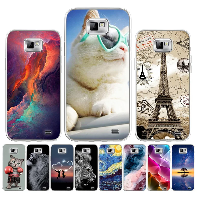 

Case For Samsung I9100 Galaxy S II S2 I9100G i9108 i9100p SII 4.3" Soft Silicone TPU Back Cover Painted Fundas Coque Etui Bumper