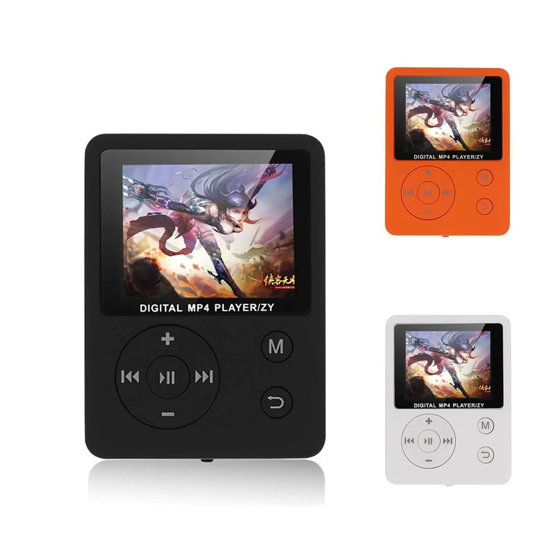 Ультратонкий MP3-плеер с цветным экраном 1,8 дюйма, поддержка 32 ГБ, TF карта, 13 языков, портативный MP3 HiFi музыкальный плеер, FM Электронная книга Walkman