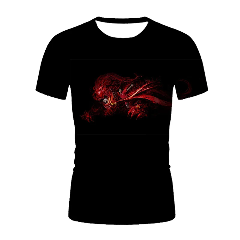 

2021 summer plus size men's casual fashion t-shirt Lion 3D personalized printed Tshirt Comfortable short-sleeved men's T-shirt