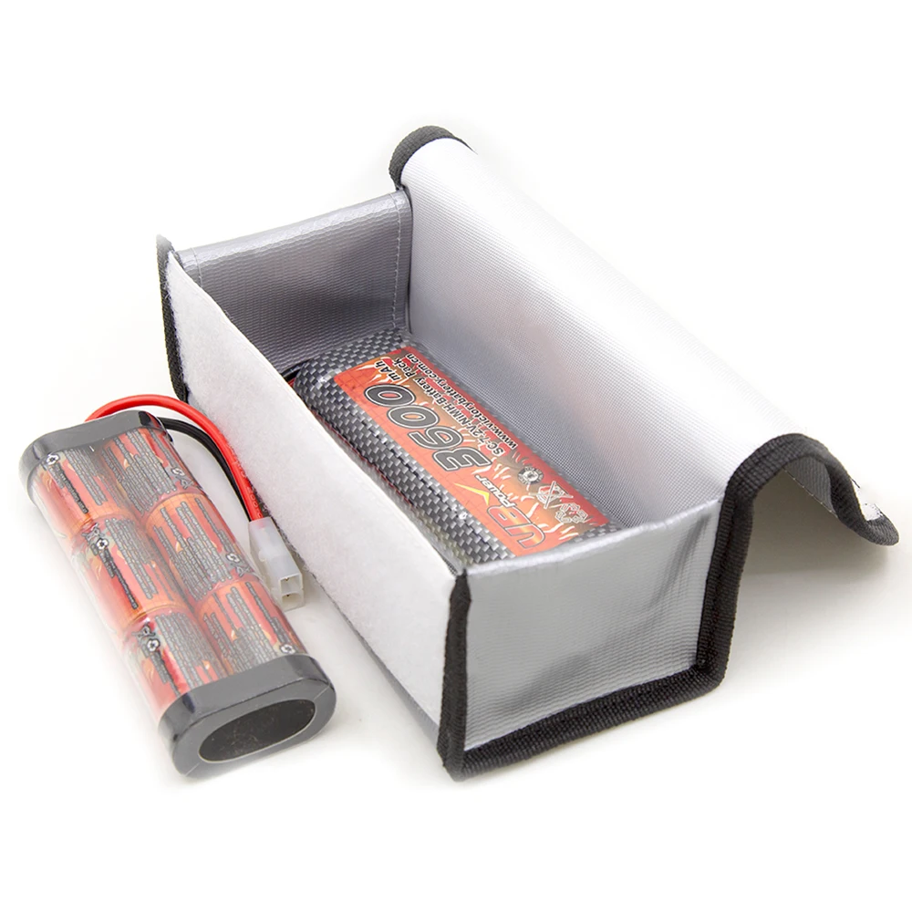 

1Pcs Battery Portable Fireproof Explosion-proof Safety Lipo Battery Bag Fire Resistant 185x75x60mm for RC Lipo Battery