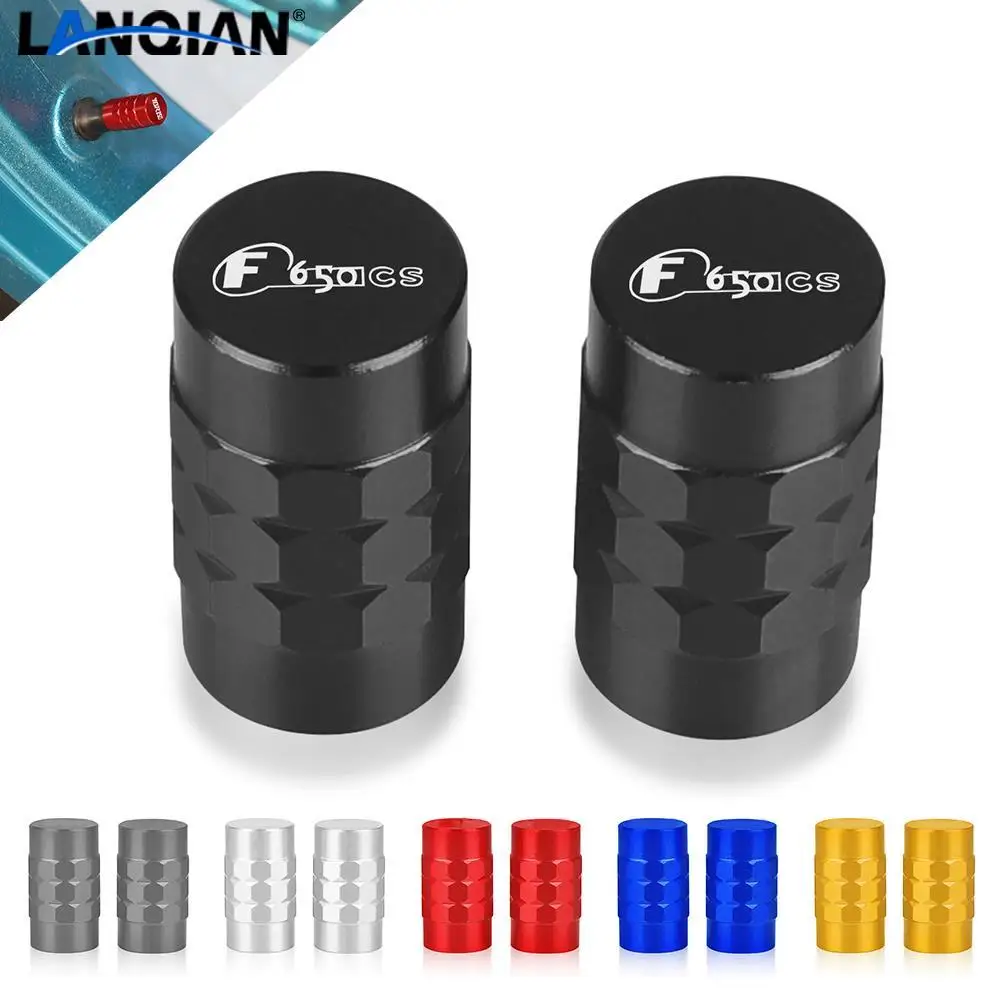 

with Logo "F650CS" For BMW F650CS Moto Accessorie Wheel Tire Valve stem caps Cover Air Aluminum Alloy Valve Caps Stem Cover