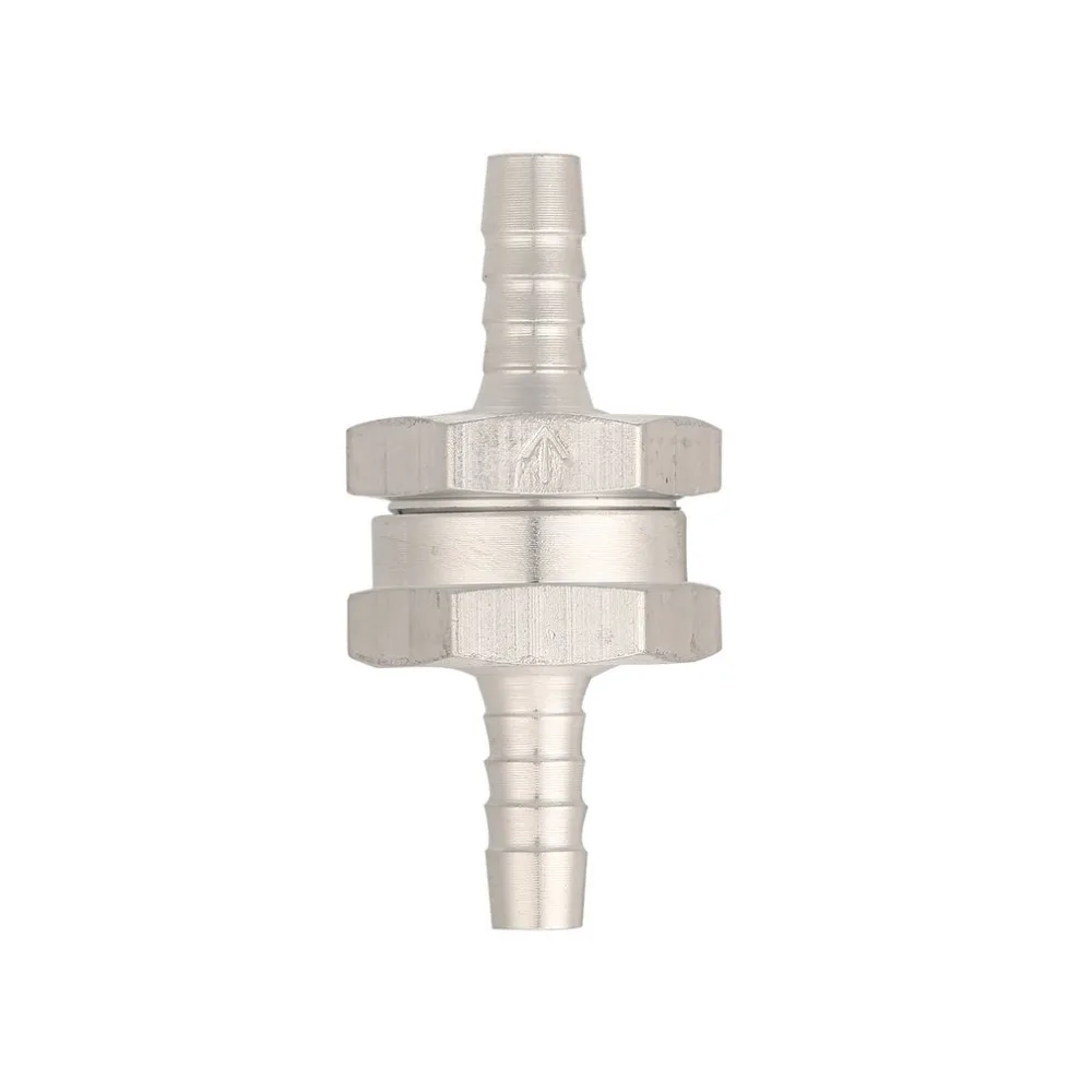 1 шт. алюминиевый обратный клапан 6 мм/8 мм топливный Встроенный вакуумный шланг