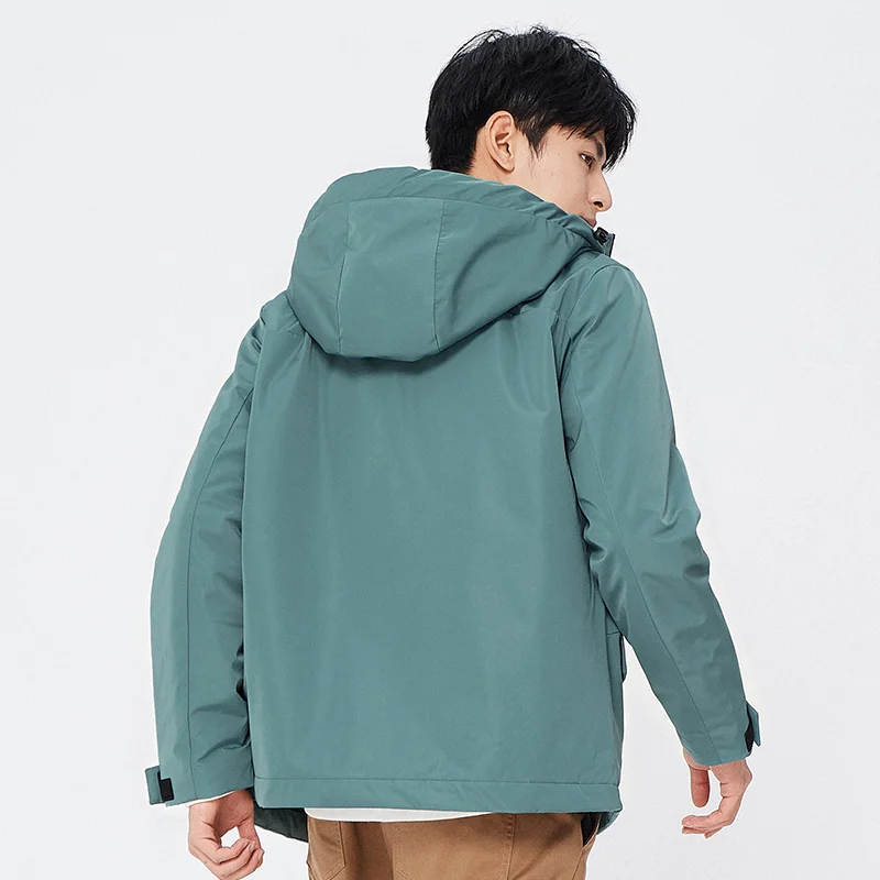 

Jacket Men 2021 Winter Brand New Casual Warm Thick Waterproof Parkas Coat Men New Autumn Outwear Windproof Jacket Men