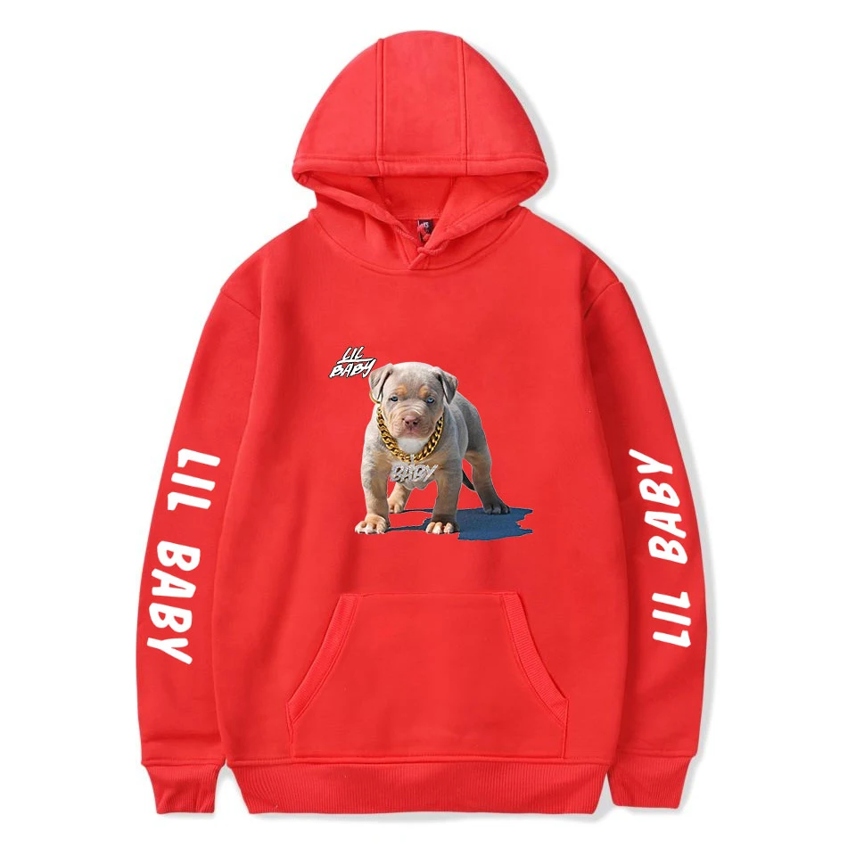 

WAWNI Lil Baby New 2020 Hip Hop Hooded Sweatshirt Polyester Fabric Harajuku Fashion Style Casual Street Hooded Sweatshirt