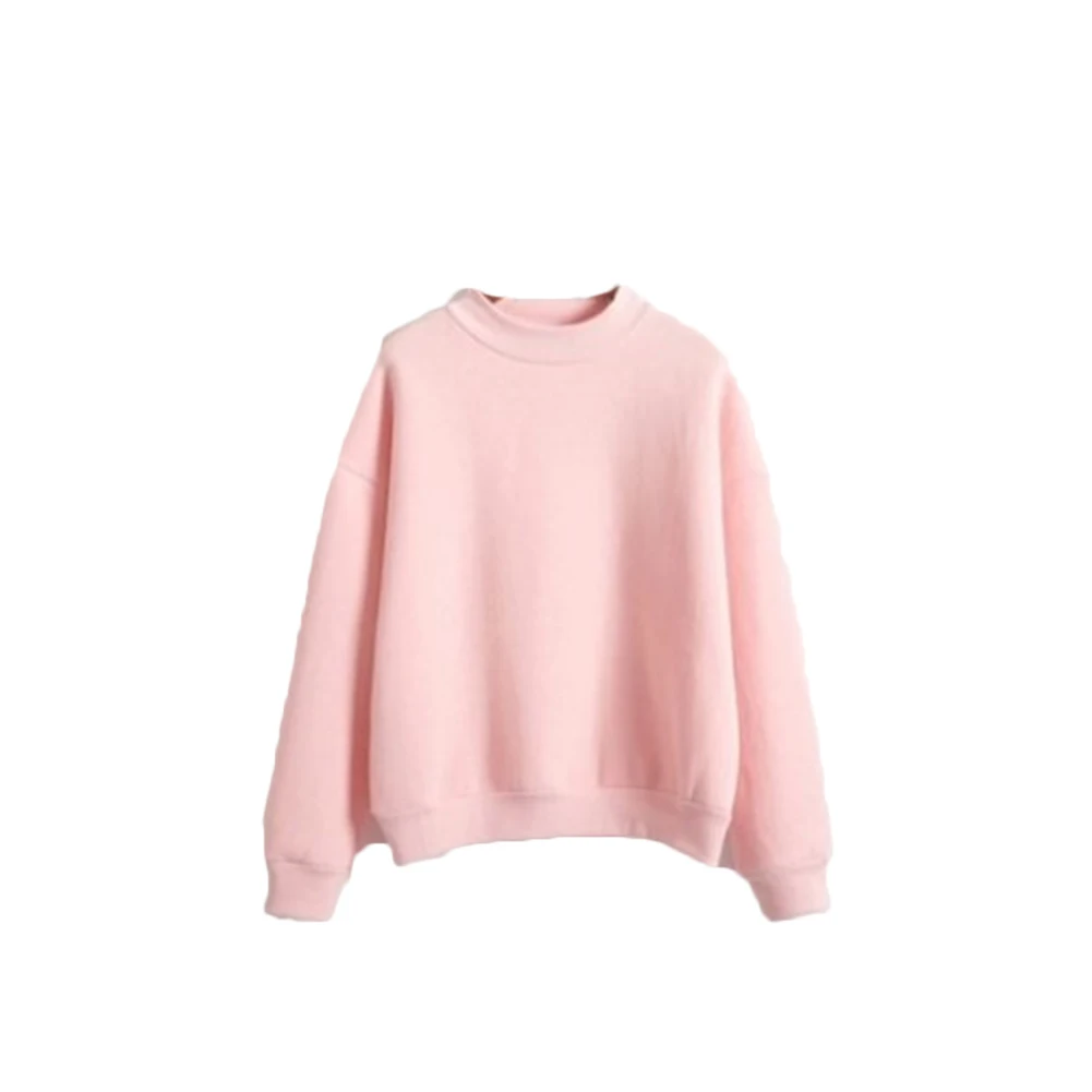 Women Autumn Winter Long Sleeve O Neck Warm Hoodie Thick Plush Sweatshirt Pullovers For Women Warm 2020