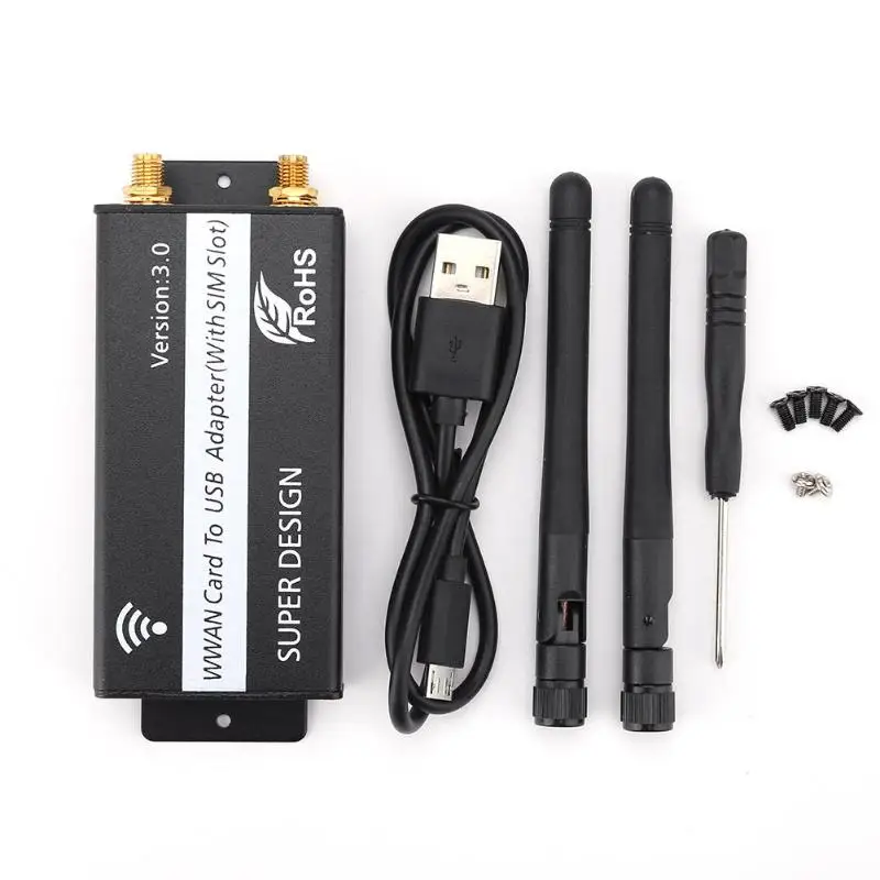 Адаптер PCI-E PCI-Express для USB со слотом для sim-карты для модуля WWAN/LTE