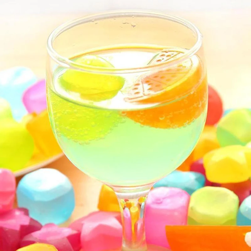 6 шт./лот фруктовые квадратные кубики льда из пищевого полипропилена