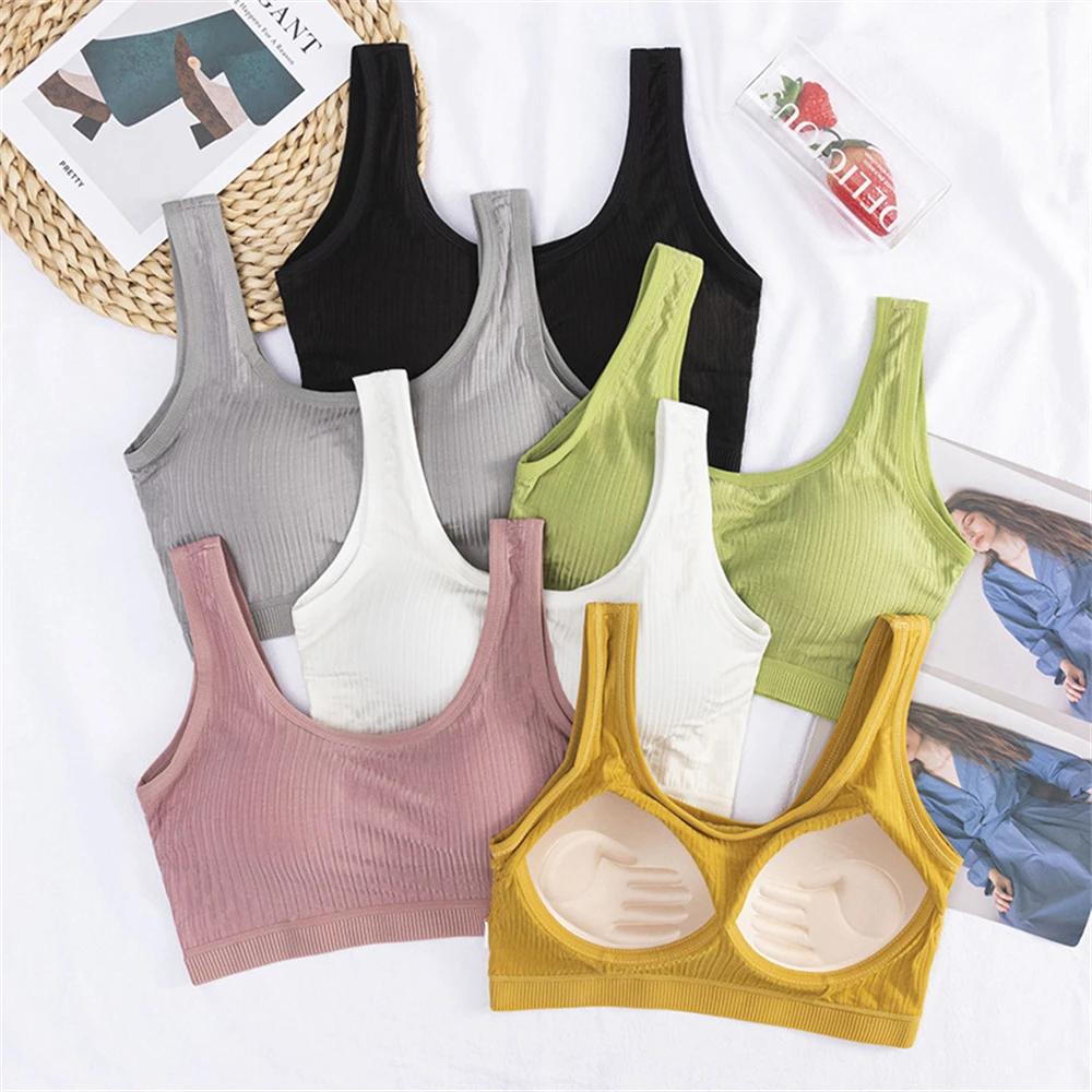 

Спортивный топ, Женская дышащая спортивная одежда с эффектом пуш-ап, женский бюстгальтер для фитнеса с высокой эластичностью и подкладкой, ...