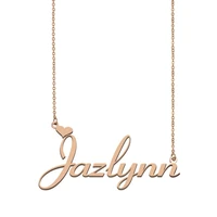 jazlynn name necklace custom name necklace for women girls best friends birthday wedding christmas mother days gift