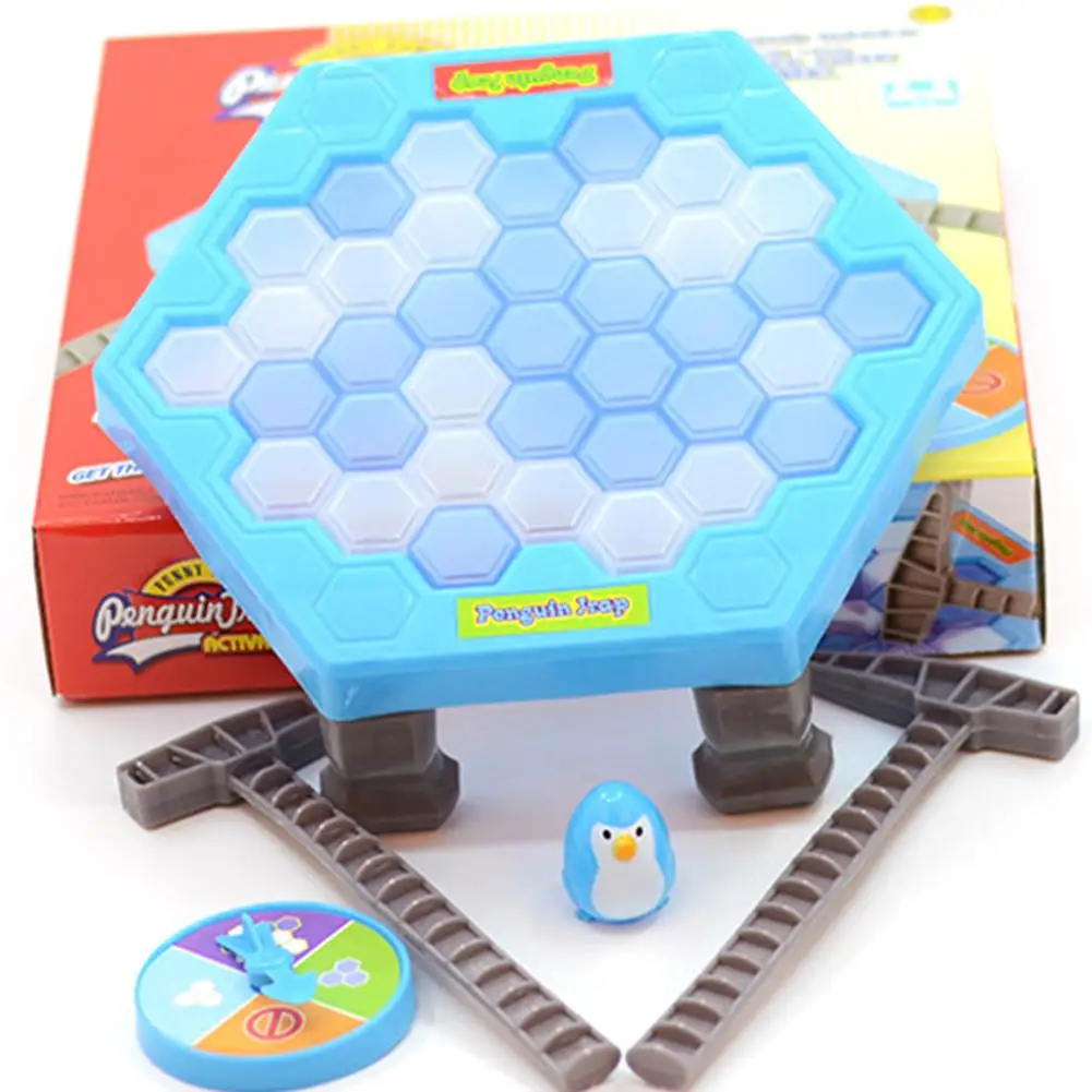 

Big Size Penguin Trap Board Game Kids Table Games For Family Children Ice Puzzle Beating Giochi Bambini