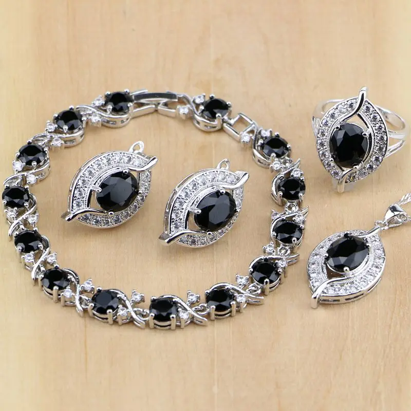 Женские серьги/кулон/ожерелье/Кольцо/браслет ювелирные изделия из серебра 925