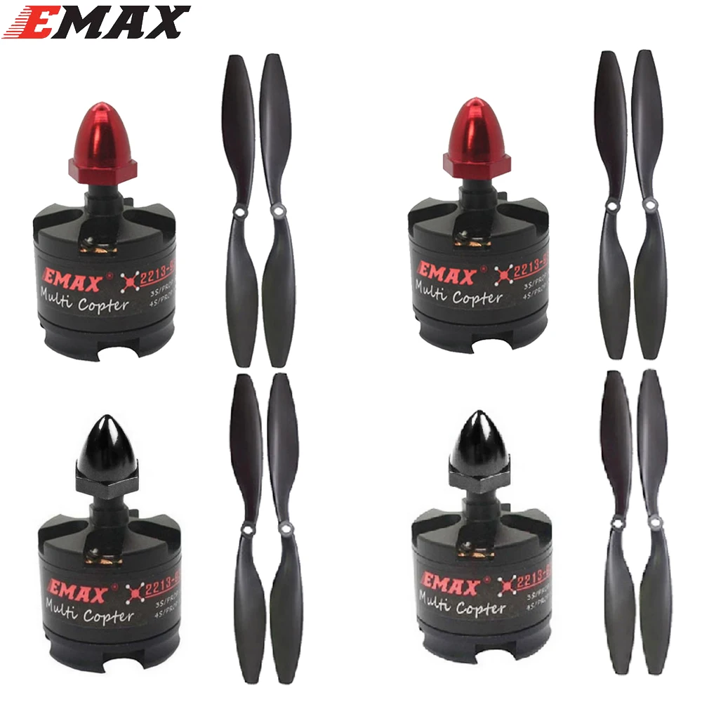 Оригинальный бесщеточный двигатель EMAX MT2213 935KV w/1045 Propller CW CCW для F450 F550