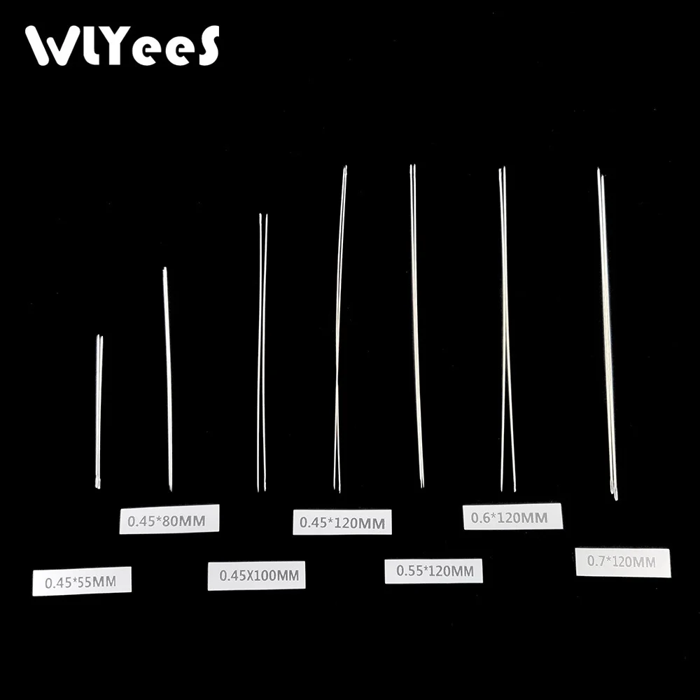 WLYeeS 30 шт. инструмент из нержавеющей стали Бисероплетение Иглы для нарезания нитей шнур инструмент крючком ювелирные изделия инструмент для изготовления изделий булавки DIY