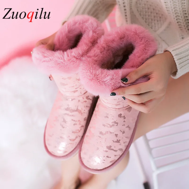 Зимние сапоги коллекция 2019 года плюшевые меховые теплые зимние ботинки на