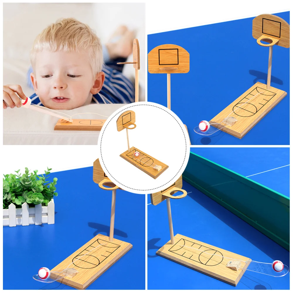 

Mini Finger Basketball Wooden Funny Mini Table Basketball Game Toys