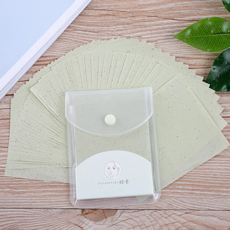 160 шт./упак. унисекс Портативный масло Управление салфетки уход за кожей лица