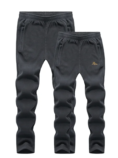 

Men's Polar Fleece Sweatpants Autumn Winter Brushed Sweat Pants Thicken casual Length Trousers Plus Size XXXXL Mens Men Clothing
