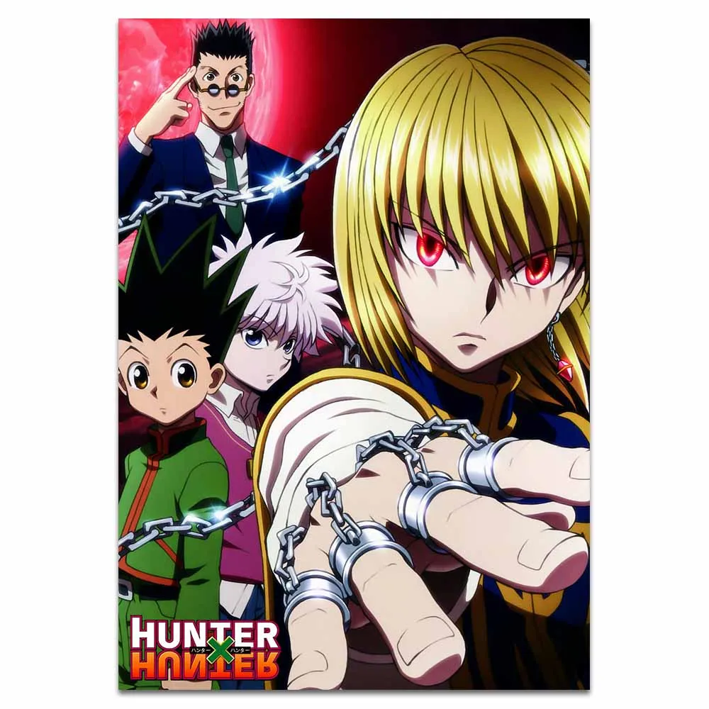 Плакат классический из шелковой ткани Hunter x популярный аниме плакат печать на