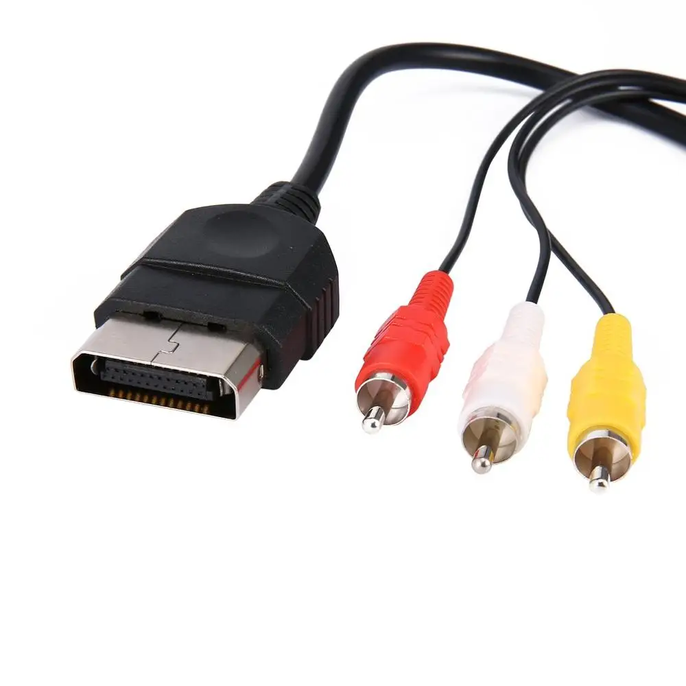 Сменный 6 футовый композитный аудио видео кабель AV 3 RCA проводной шнур для Xbox