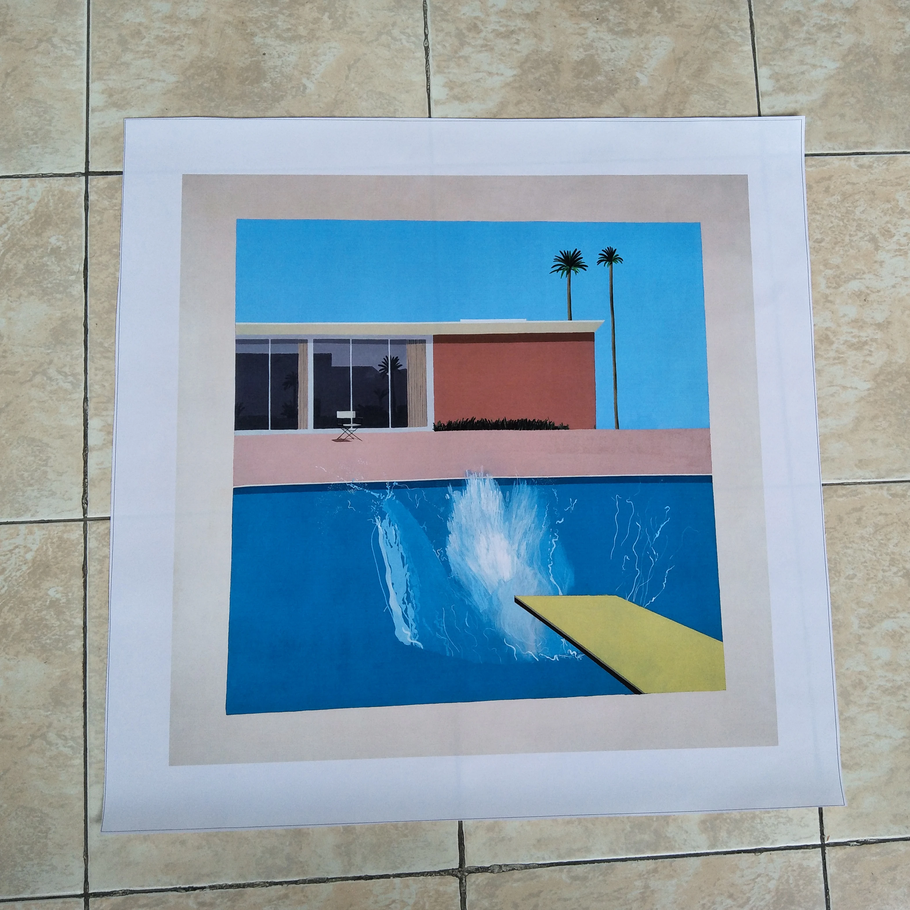 David Hockney A Bigger Splash Poster - Custom Canvas Wall Art for Living Room Home Decor image 6