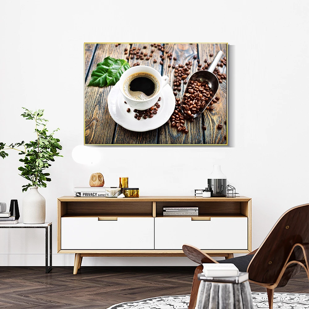 Huacan алмазная вышивка распродажа кофе картина со стразами мозаика цветы подарок